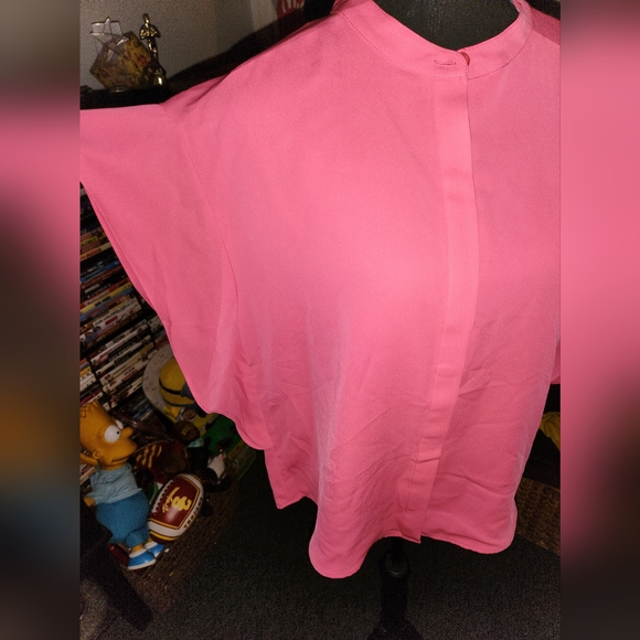 Pink Button-Up Blouse - Picture 2 of 7
